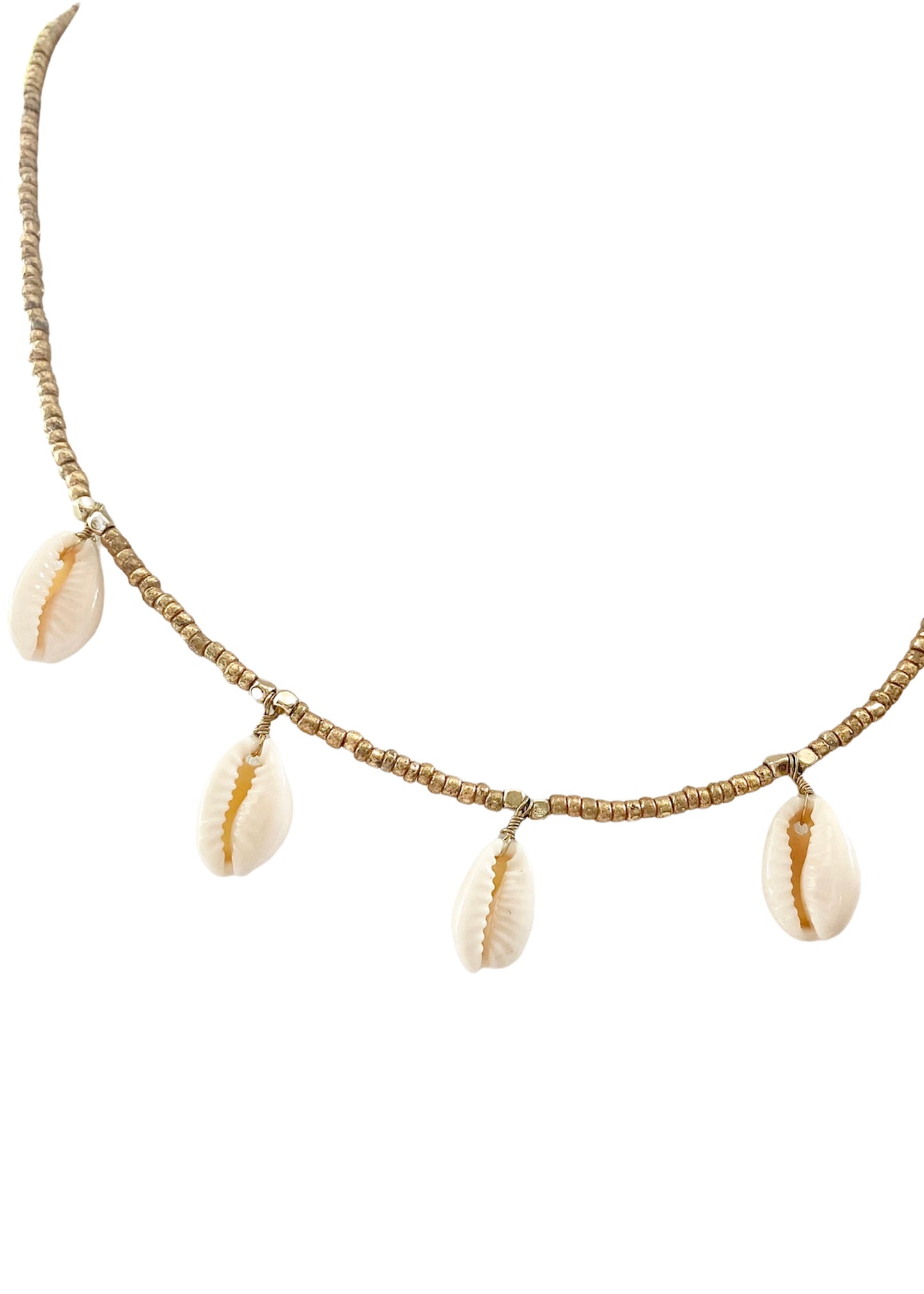 Cowry Shell Gold Necklace