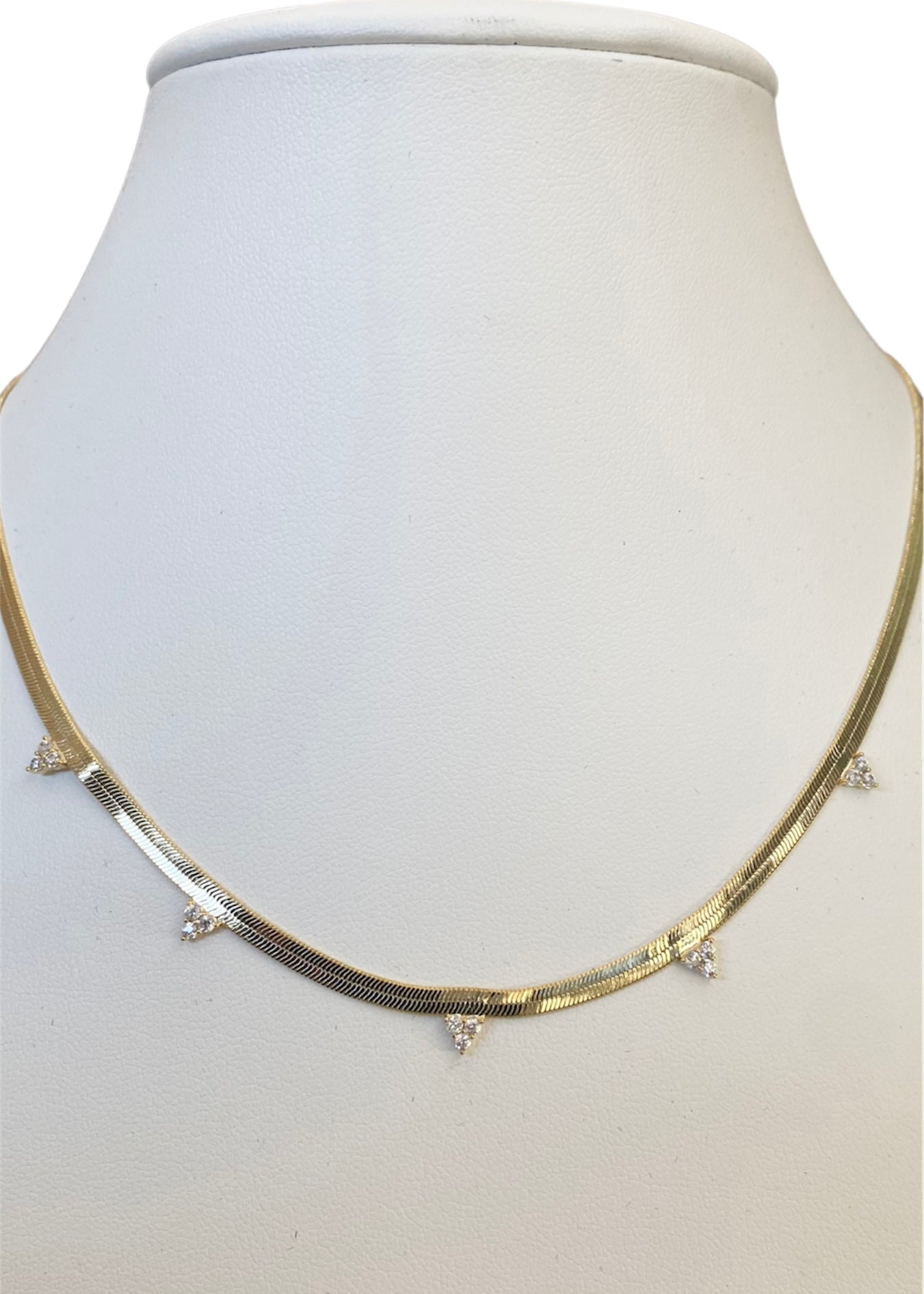 Rhinestone Snake Necklace